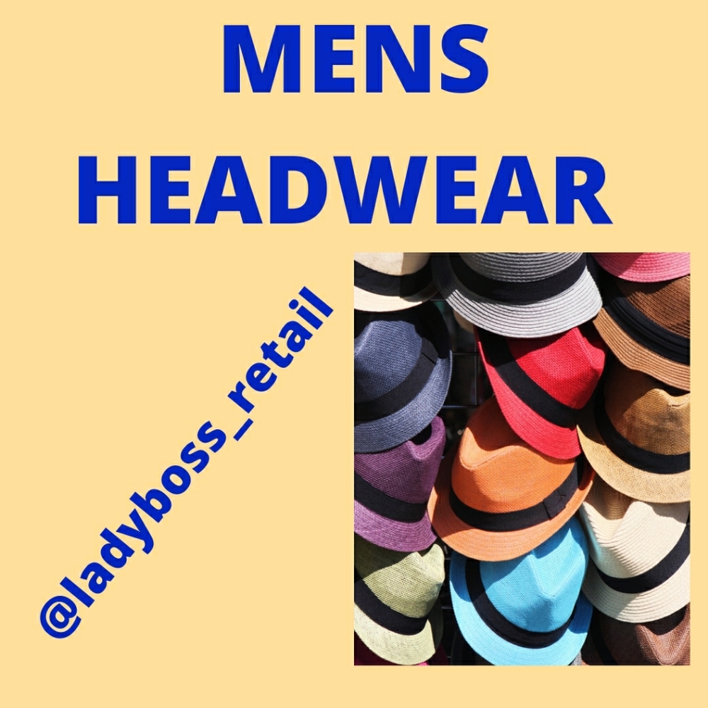 Men's Hats & Headwear Section